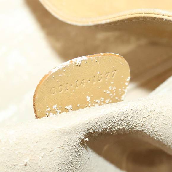 GUCCI Bamboo Hand Bag Leather 2way Beige Gold 001 14 1577 Auth bs19044 - Picture 10 of 16